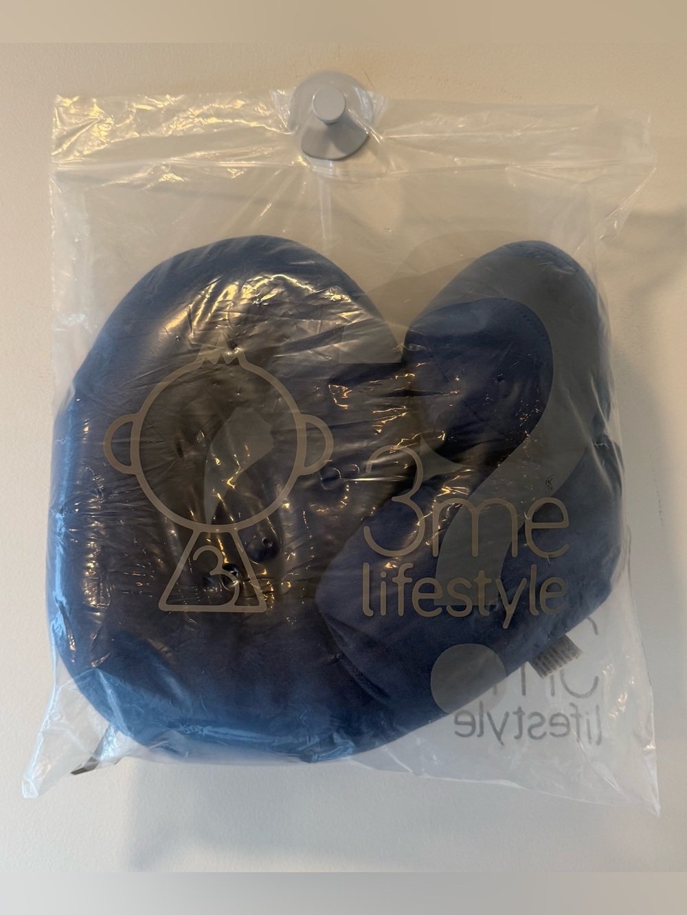 3Me Lifestyle Portable Question Mark Pillow Memory Foam Travel Neck Pillows